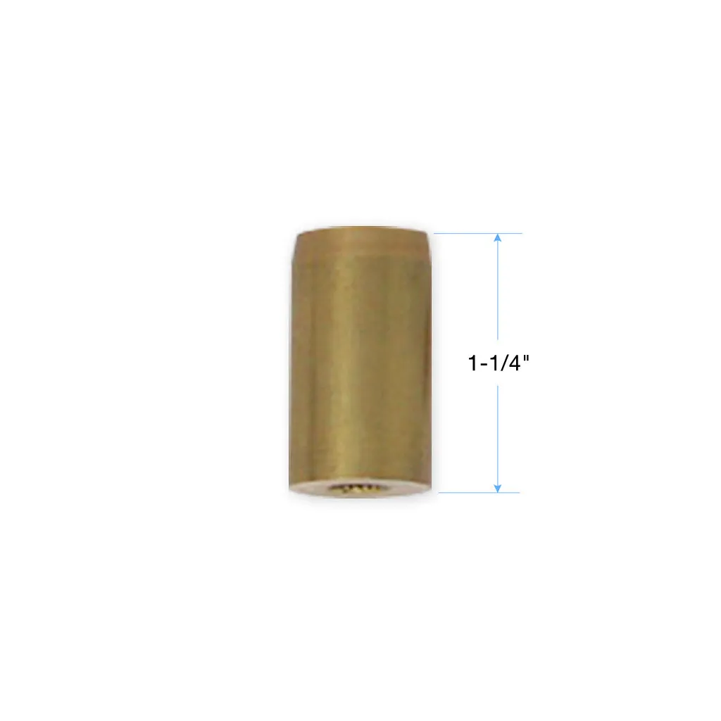 1-1/4" Brass Adapter Sleeve for Coventry Brassworks Concealed Thermostatic Valve