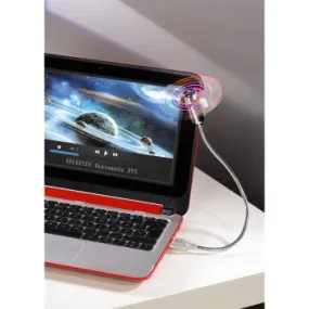12110 Hama USB Fan with coloured LED's