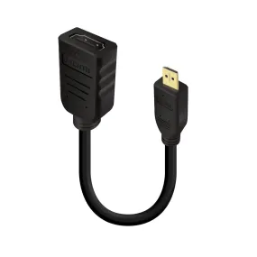 15cm Micro HDMI (M) to HDMI (F) Adapter - Male to Female