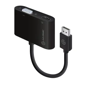 2-in-1 DisplayPort to HDMI VGA Adapter - Male to 2-Female - Premium Series