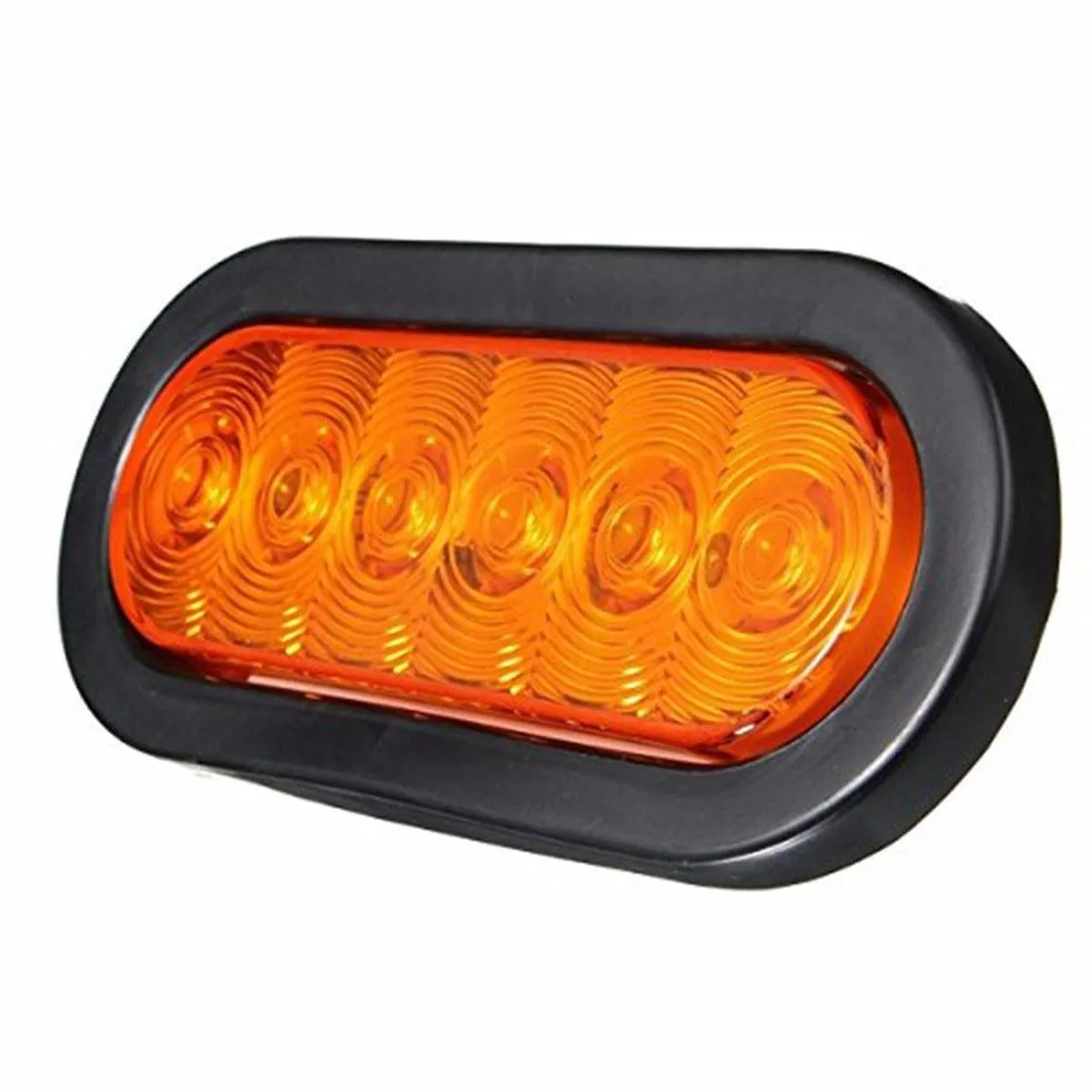 (2pcs/set) 6'' OVAL SIDE MARKER/STOP/TURN SIGNAL LIGHTS