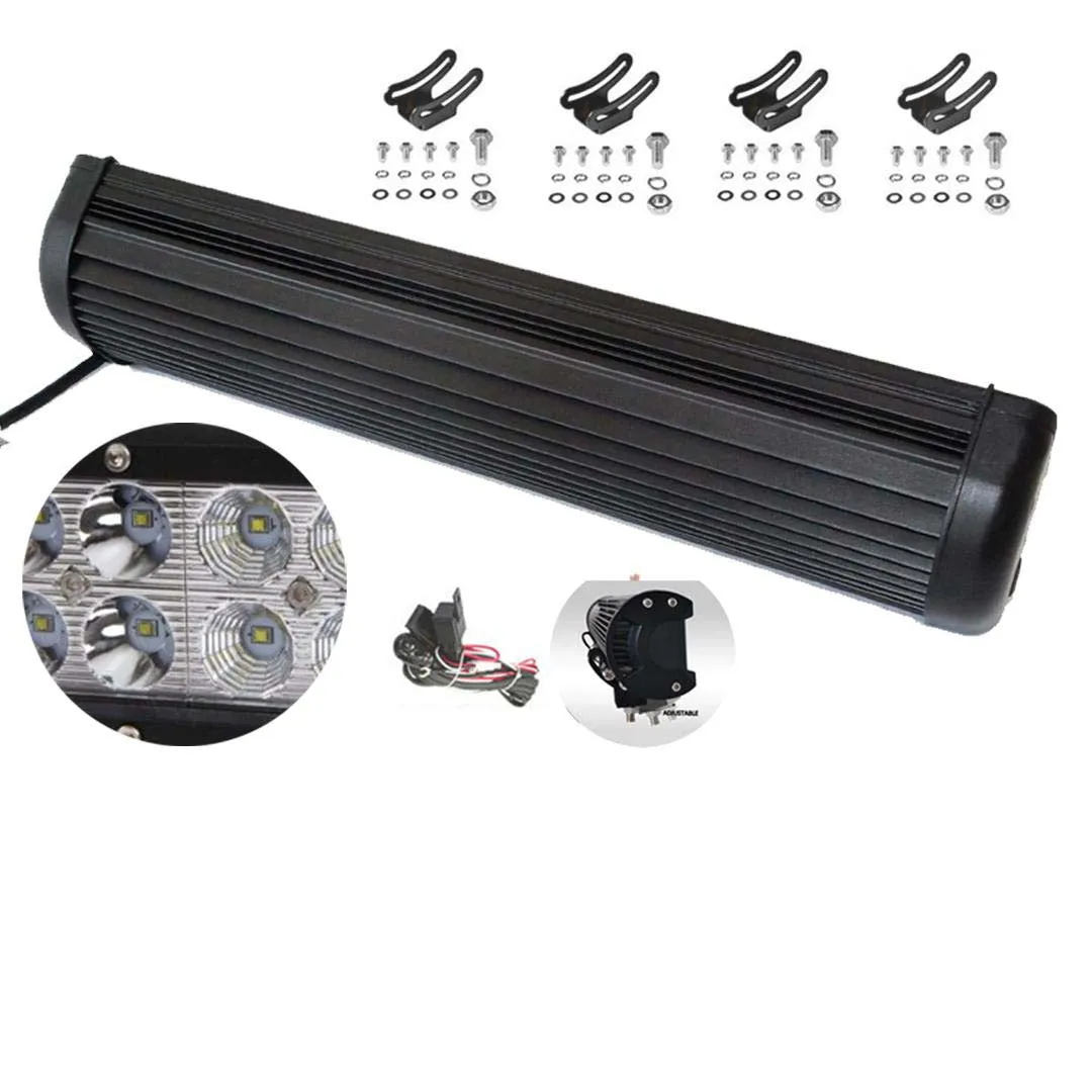 2X 31inch 198W Cree Led Light Bar Spot Flood Light 4x4 Offroad Work Ute Atv 12v 24v