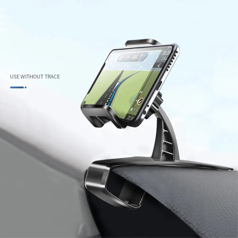 3 in 1 Car GPS Smartphone Holder: Dashboard / Visor Clamp   AC Grid Clip for Zebra TC20 with Keyboard (2018) - Black