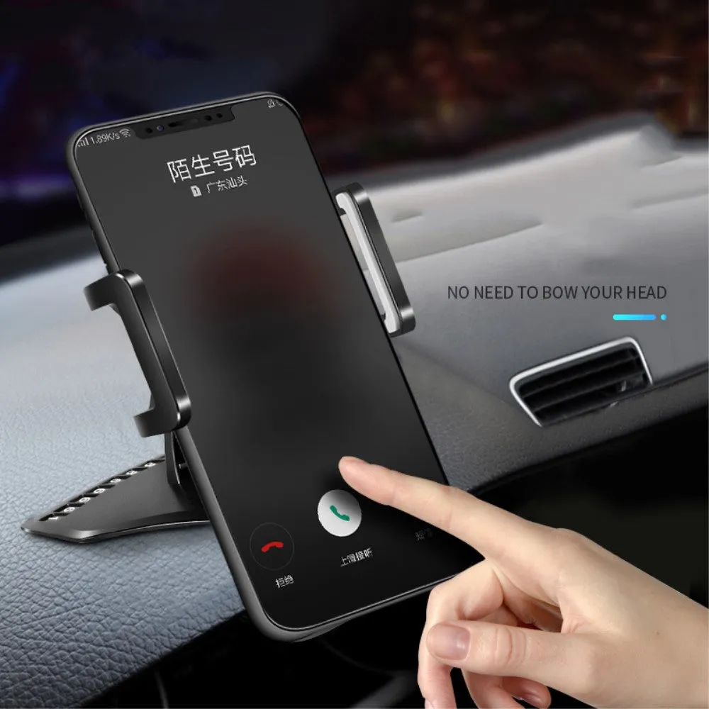3 in 1 Car GPS Smartphone Holder: Dashboard / Visor Clamp   AC Grid Clip for Zebra TC20 with Keyboard (2018) - Black