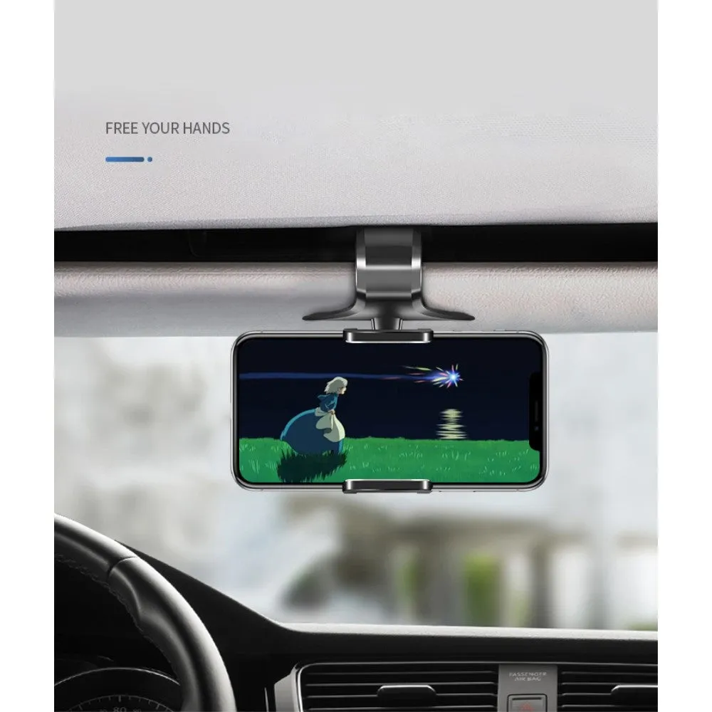 3 in 1 Car GPS Smartphone Holder: Dashboard / Visor Clamp   AC Grid Clip for Zebra TC20 with Keyboard (2018) - Black