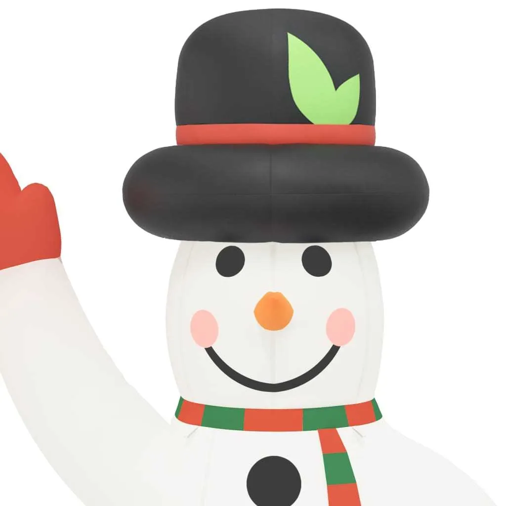33 Foot Christmas Inflatable Snowman with LEDs inside