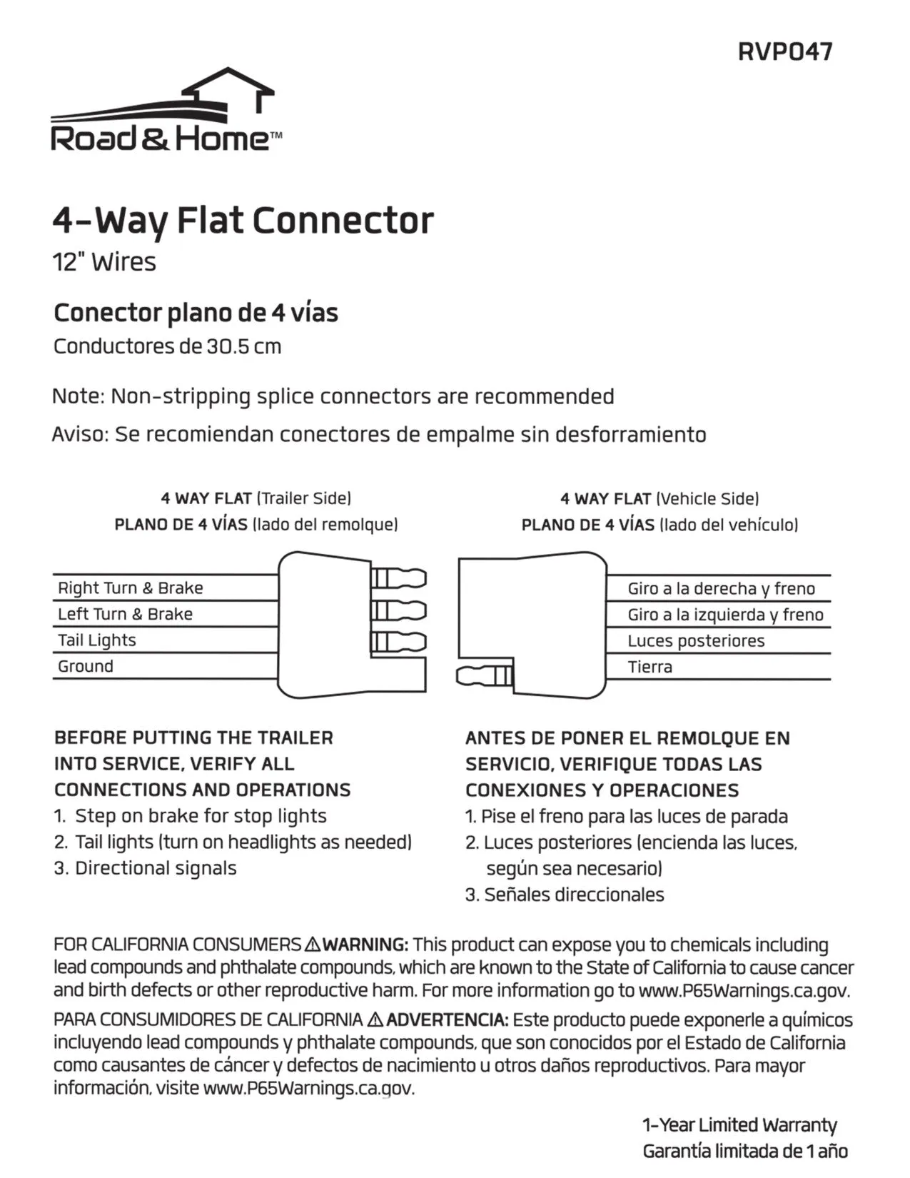 4-Way Flat Connector
