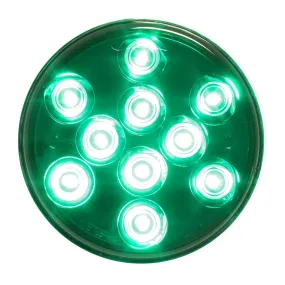 4" MEGA 10 PLUS GREEN 10 LED SEALED LIGHT