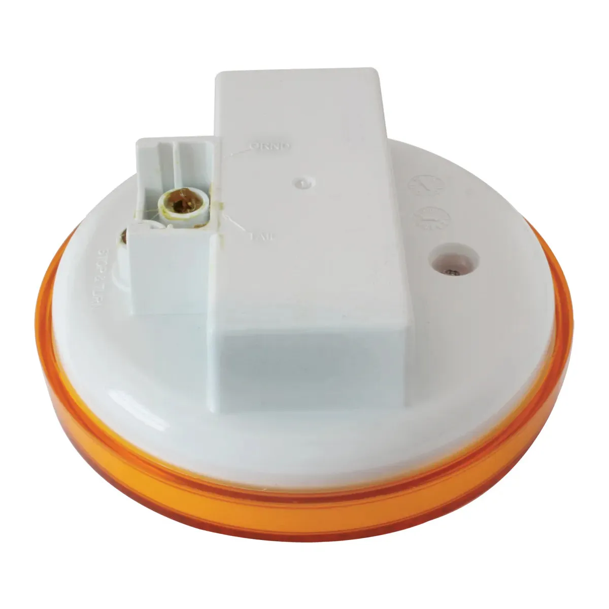 4" PEARL AMBER/AMBER 24-LED 6-PULSE STROBE LIGHT, 9V-36V