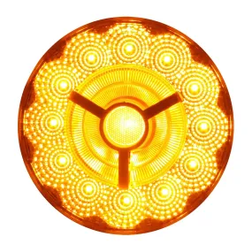 4" PRIME SPYDER AMBER/CLEAR 17 LED SEALED LIGHT