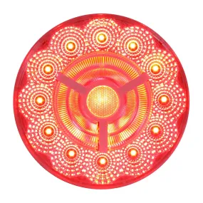 4" PRIME SPYDER RED/CLEAR 17 LED SEALED LIGHT