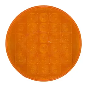 4" SMART DYNAMIC AMBER/AMBER 26 LED SEQUENTIAL SEALED LIGHT