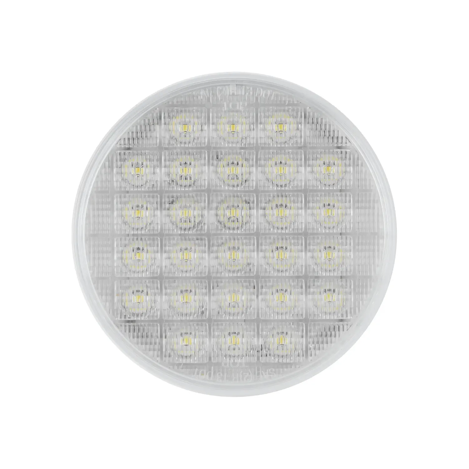 4" SMART DYNAMIC AMBER/CLEAR 26 LED SEQUENTIAL SEALED LIGHT