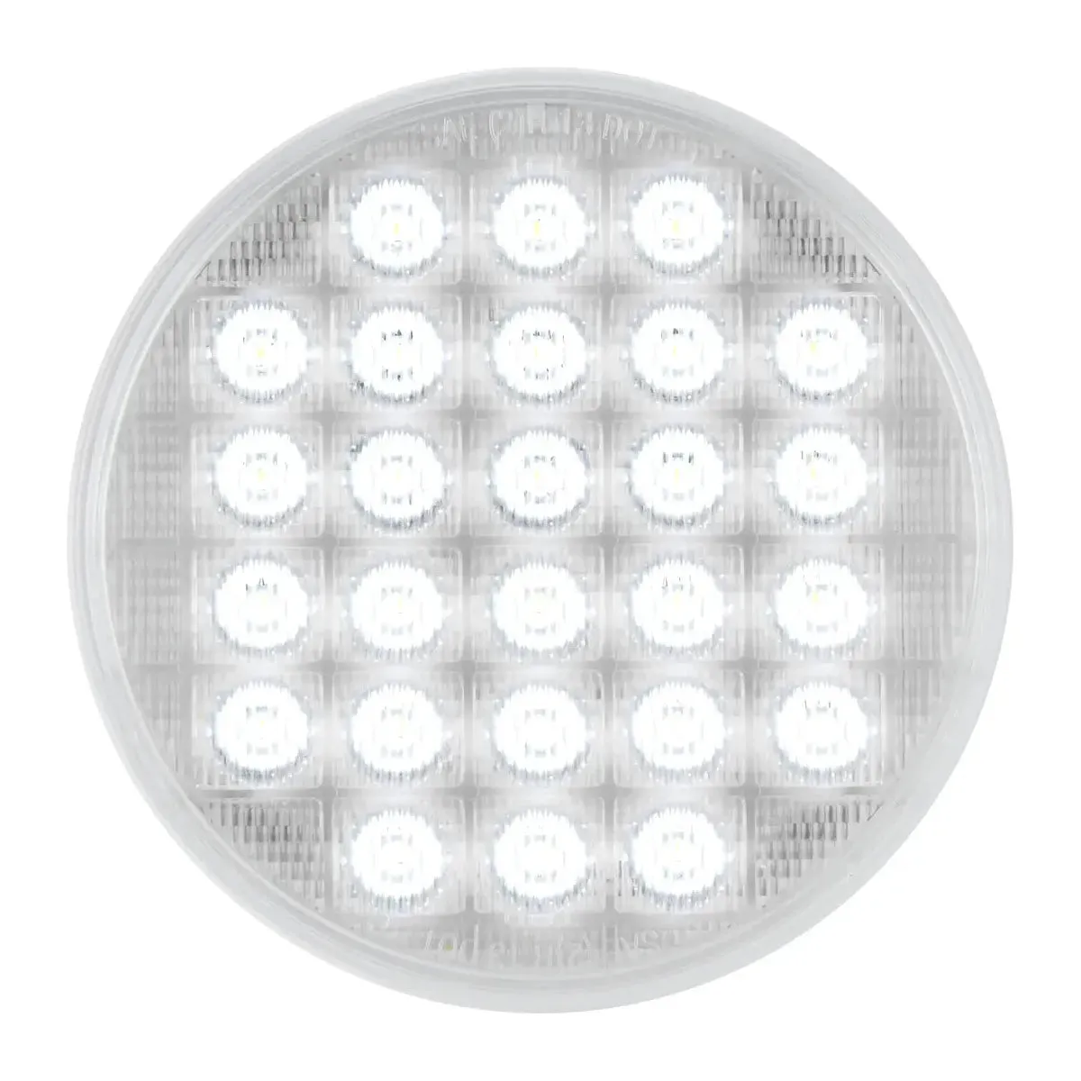 4" SMART DYNAMIC WHITE/CLEAR 26 LED SEQUENTIAL SEALED LIGHT