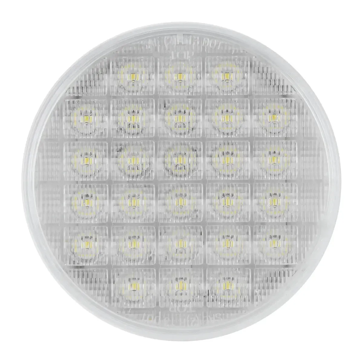 4" SMART DYNAMIC WHITE/CLEAR 26 LED SEQUENTIAL SEALED LIGHT