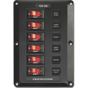 6 Position, BelowDeck, Circuit Breaker Panel
