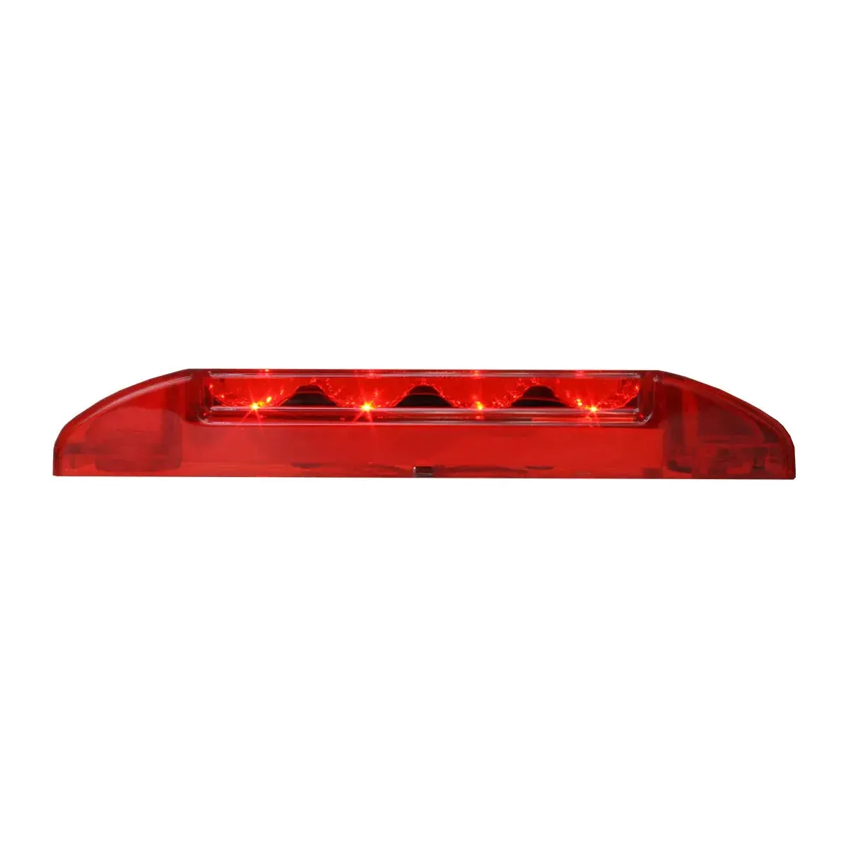 6"L RECT. SPYDER RED/CLEAR 8-LED MARKER/CLEARANCE LIGHT