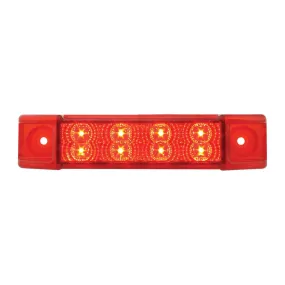 6"L RECT. SPYDER RED/RED 8-LED MARKER/CLEARANCE LIGHT