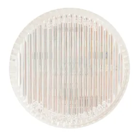 75981 2" AMBER/CLEAR 6 LED SEALED LIGHT, HIGH/LOW, 3 WIRES