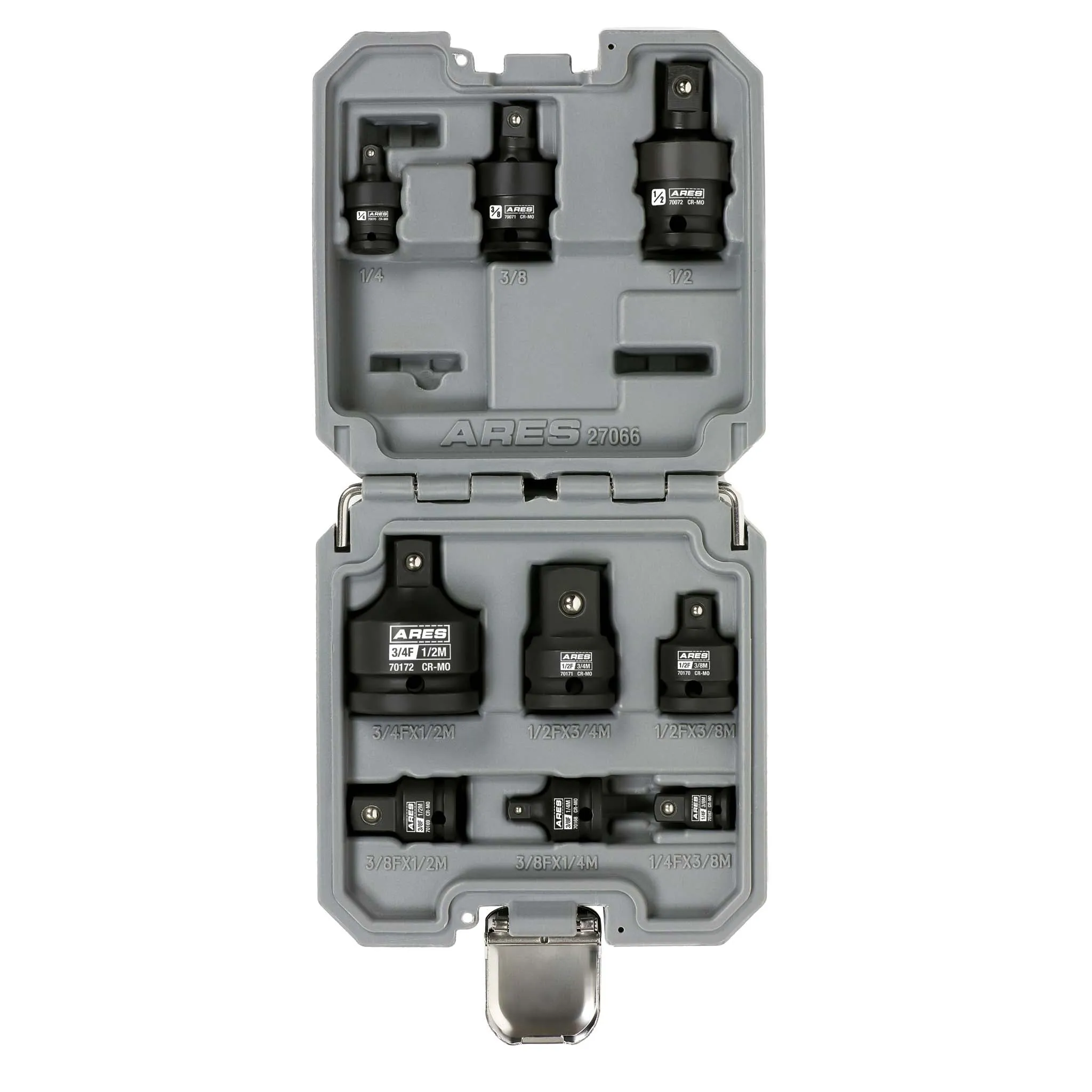 9-Piece Impact U-Joint and Adapter/Reducer Set
