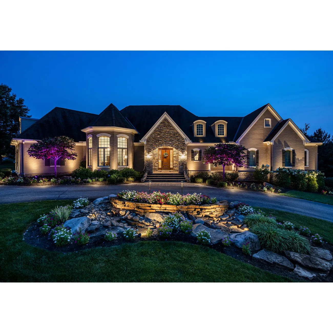 9 Series Full Color 3-Inch Brass LED Up Light
