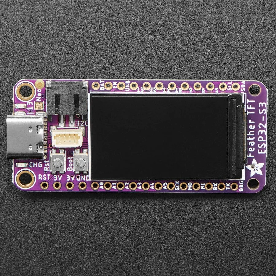 Adafruit ESP32-S3 TFT Feather - 4MB Flash, 2MB PSRAM, STEMMA QT