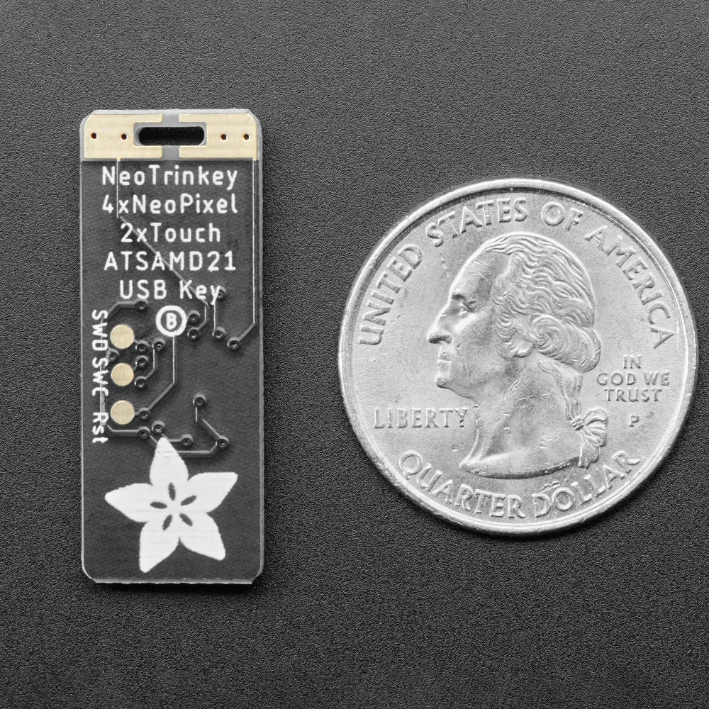 Adafruit Neo Trinkey - SAMD21 USB Key with 4 NeoPixels