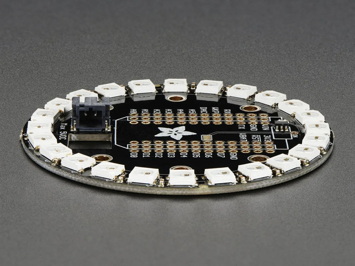 Adafruit Particle NeoPixel Ring Kit - 24 NeoPixels