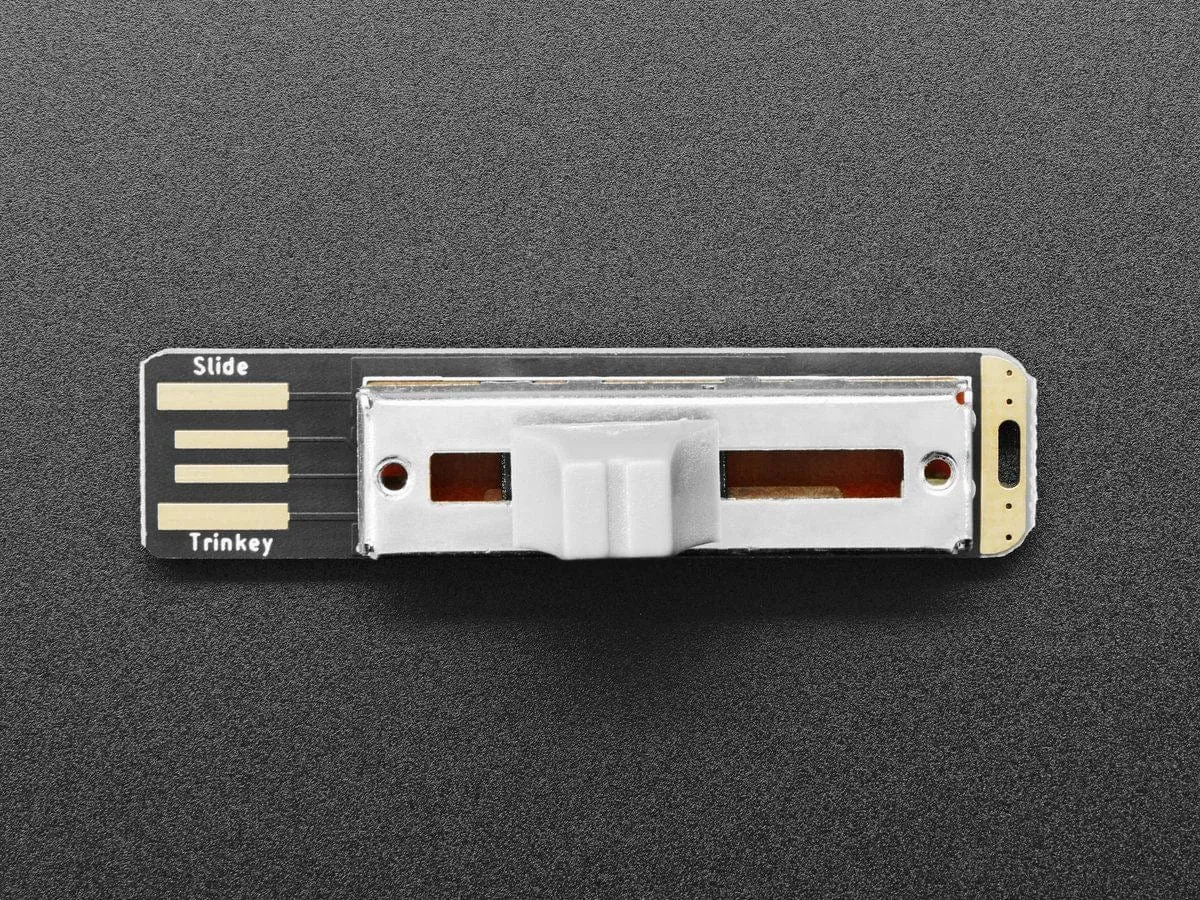 Adafruit Slider Trinkey - USB NeoPixel Slide Potentiometer