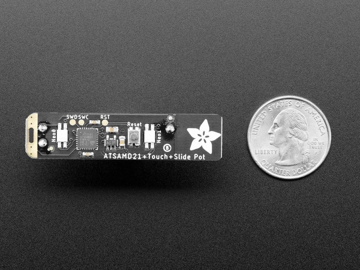 Adafruit Slider Trinkey - USB NeoPixel Slide Potentiometer