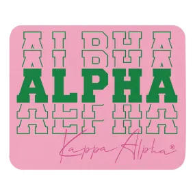 AKA Echo Sorority Mouse pad