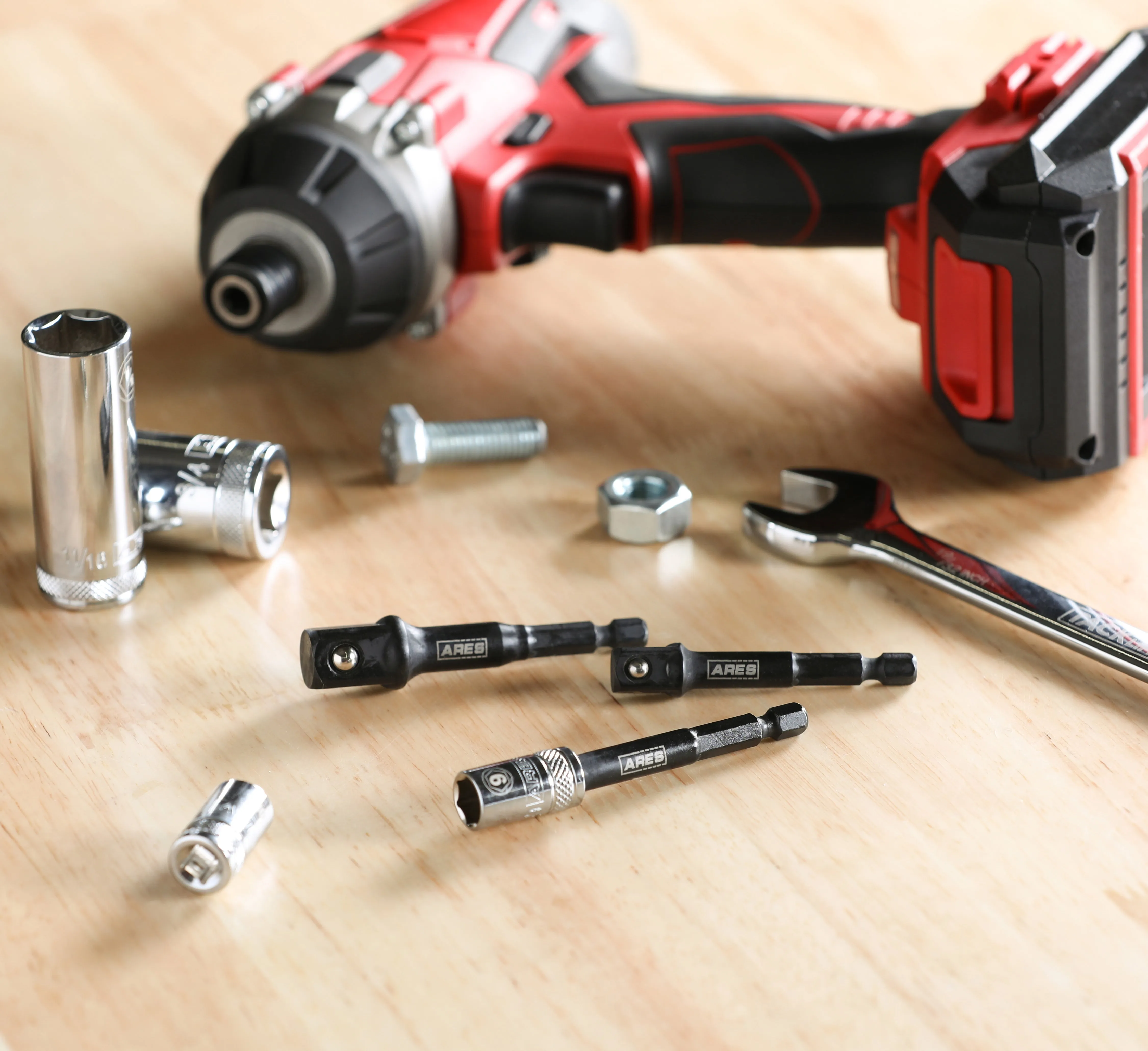 ARES 22022 - 3-Inch Impact Grade Socket Adapter Set