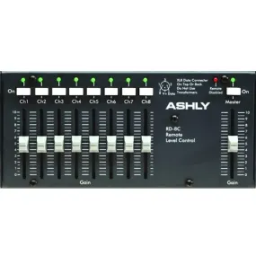 Ashly RD-8C 8-Channel Desktop Remote For Vcm-88C