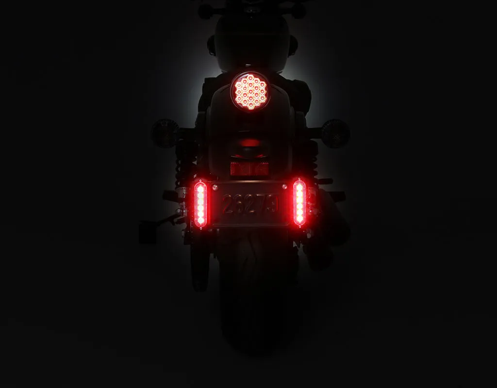 B6 Dual LED Brake Light Kit with License Plate Mount