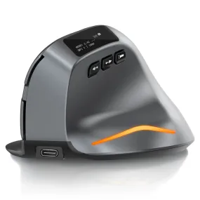 Bluetooth Vertical Mouse with OLED Screen