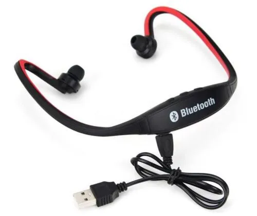 Bluetooth Wireless Headset Headphones Sport neckband rechargeable for iPhone htc