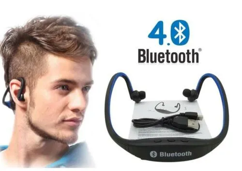 Bluetooth Wireless Headset Headphones Sport neckband rechargeable for iPhone htc