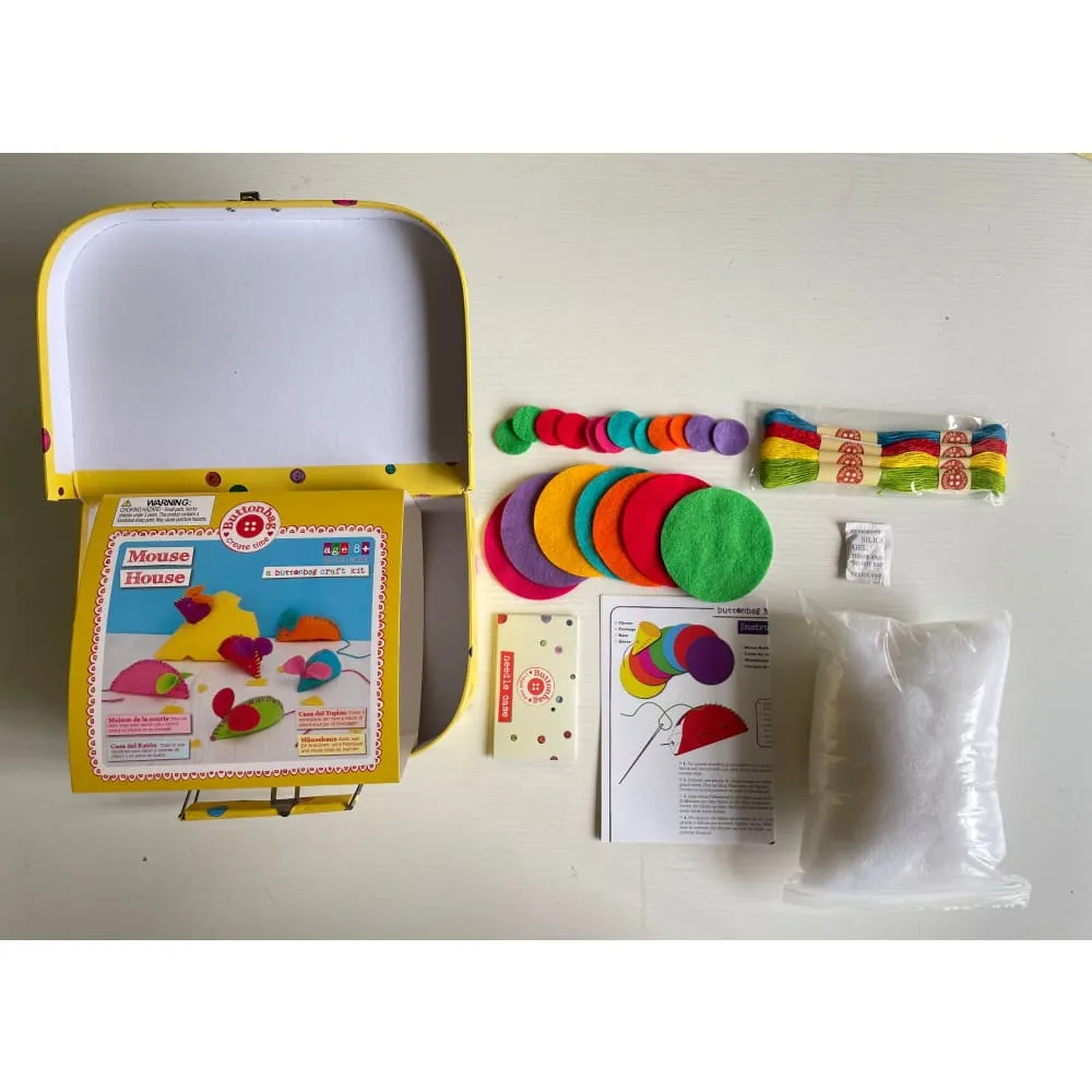 ButtonBag Mouse House Sewing Kit