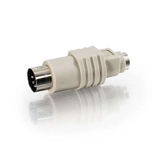 C2G 02475 PS/2 Female to AT Male Keyboard Adapter, Beige