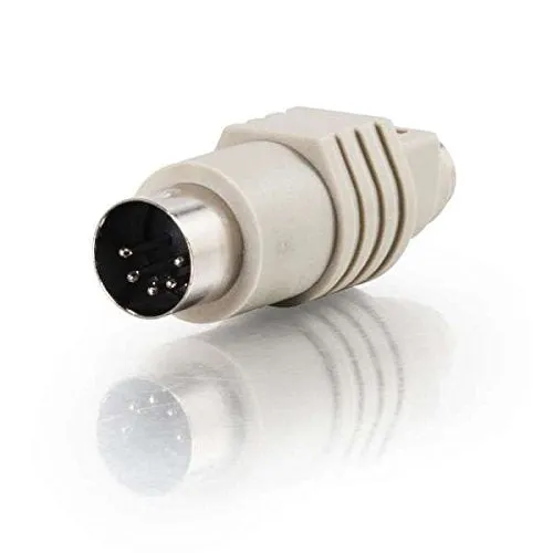 C2G 02475 PS/2 Female to AT Male Keyboard Adapter, Beige
