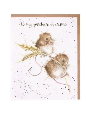 Card   AOC062  Partner in Crime  2 Mice