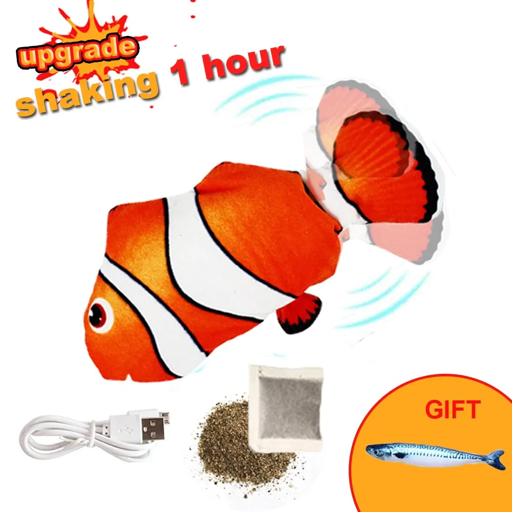 Cat Toy Fish USB Electric Charging Simulation Fish Catnip
