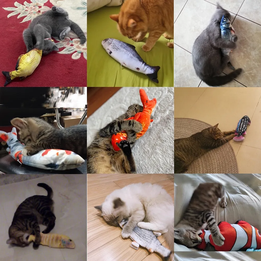Cat Toy Fish USB Electric Charging Simulation Fish Catnip