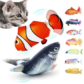 Cat Toy Fish USB Electric Charging Simulation Fish Catnip