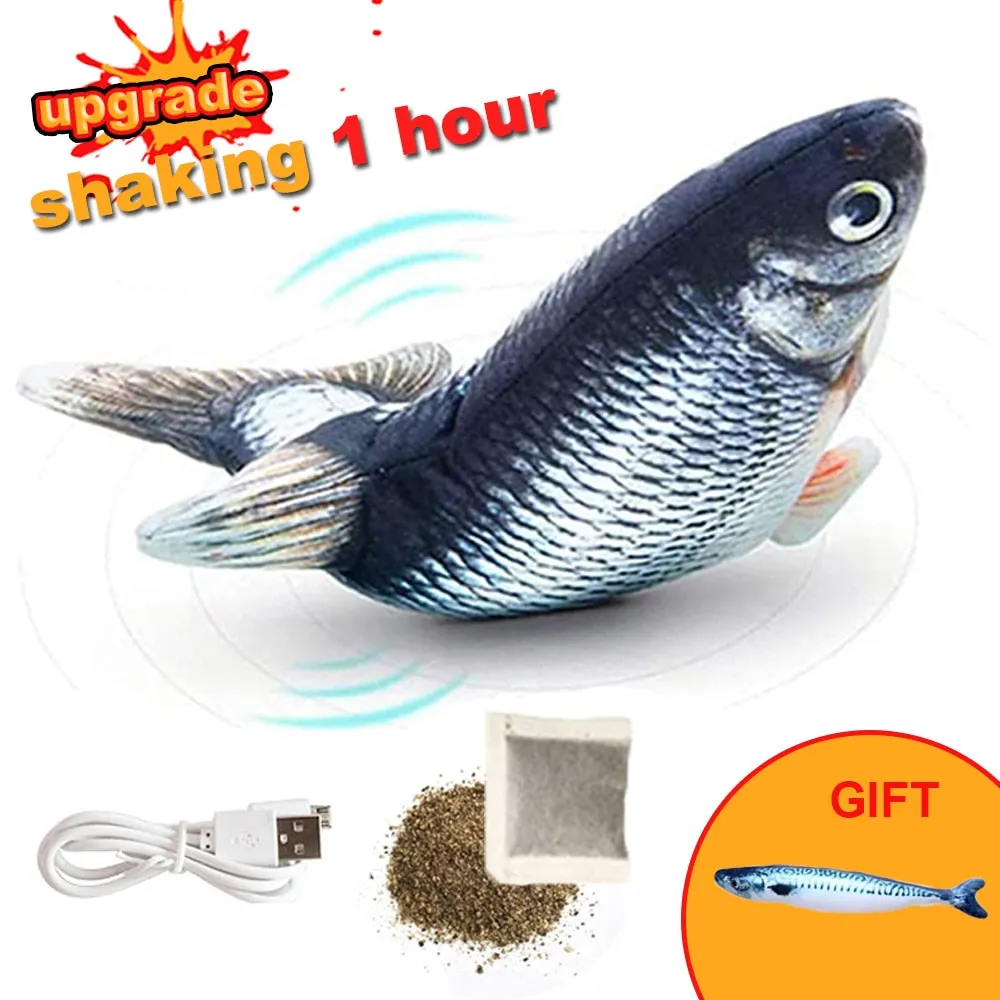 Cat Toy Fish USB Electric Charging Simulation Fish Catnip