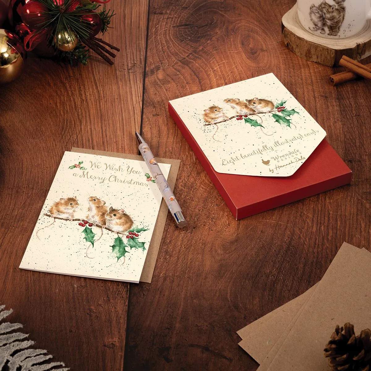 'Christmas Mice' Card Pack