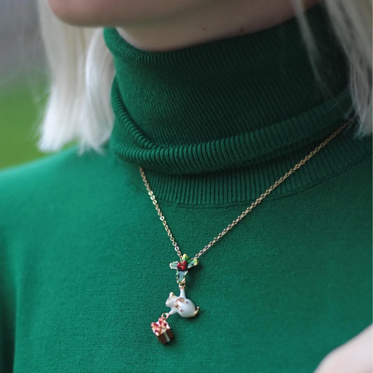 Christmas Mouse Pendant
