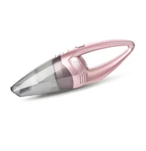 Color: Rose gold, Model: Wireless - Wireless mini car vacuum