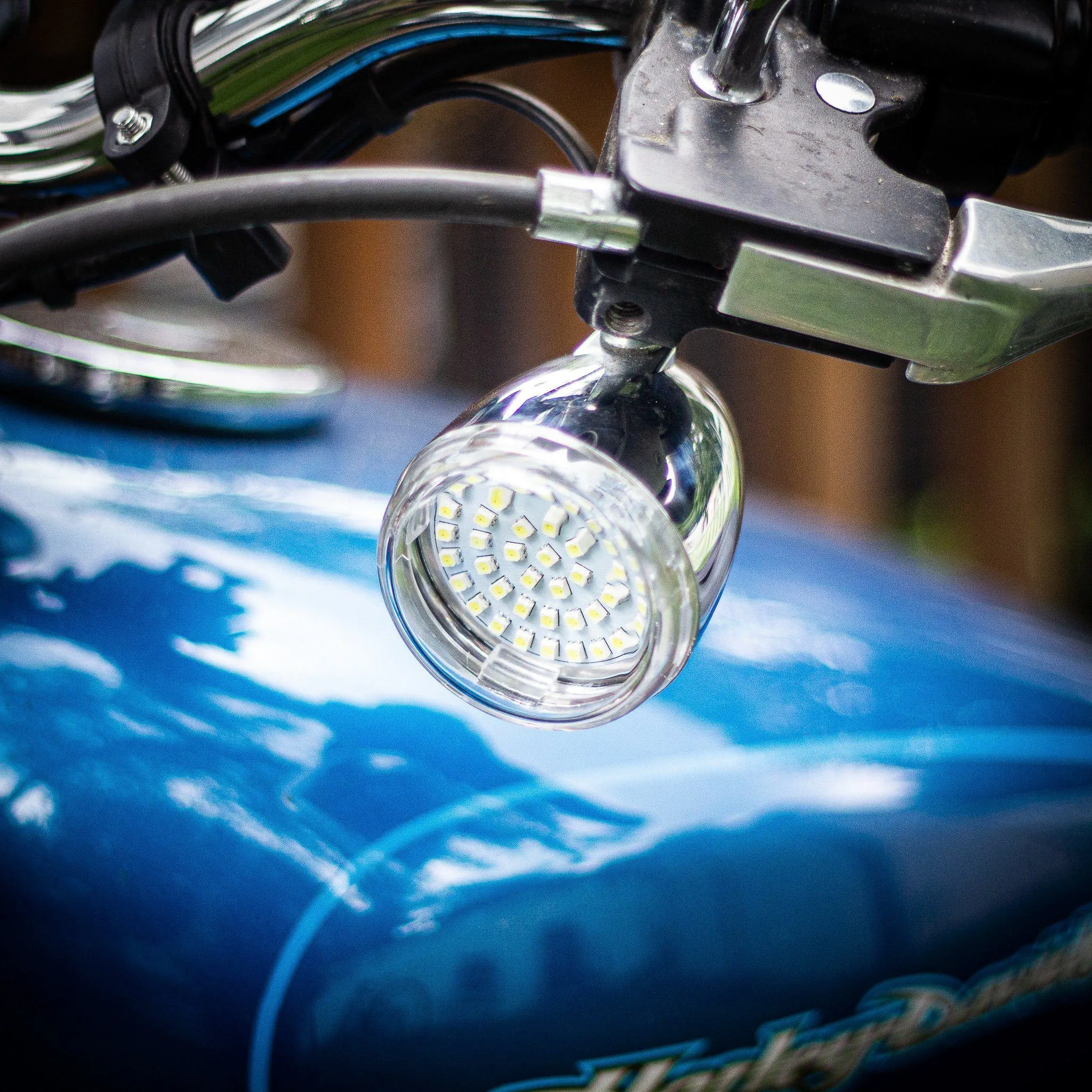 Eagle Lights 2" Generation II Front and Rear Harley LED Turn Signals Kit - Front 1157 / Rear 1156 / Rear LEDs Amber