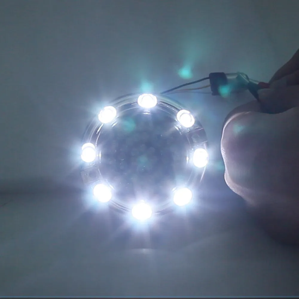 Eagle Lights 3 1/4” Infinity Beam Front LED Turn Signals with Running LED Light Ring for Harley Davidson Motorcycles